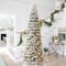 11ft. Pre-Lit Flocked Green Pine Artificial Christmas Tree, Color Changing Lights